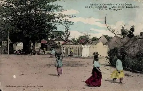Ak Dakar, Senegal, Quartier Indigene, Petit Mosquee