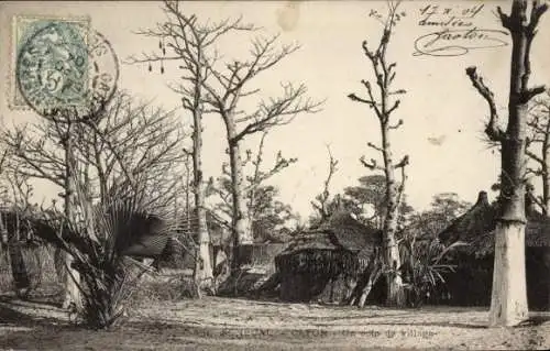 Ak Senegal, Dorfidyll, Hütten
