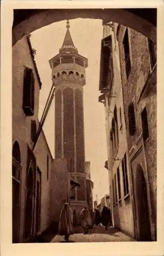 Ak Tunis Tunesien, Mosquee Sidi Ben Arous, Blick auf eine Moschee