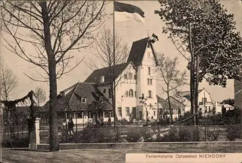 Ak Ostseebad Niendorf Timmendorfer Strand, Ferienkolonie, Verein für Ferienkolonien von 1904 e.V.