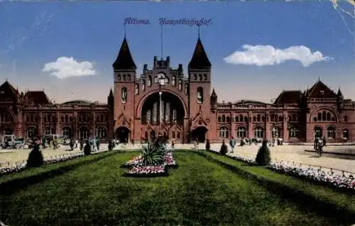 Ak Hamburg Altona, Hauptbahnhof