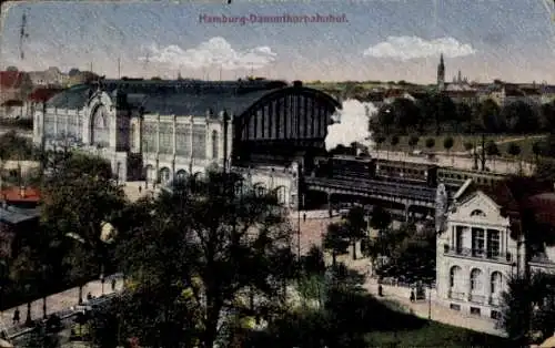 Ak Hamburg Eimsbüttel Rotherbaum, Dammtorbahnhof