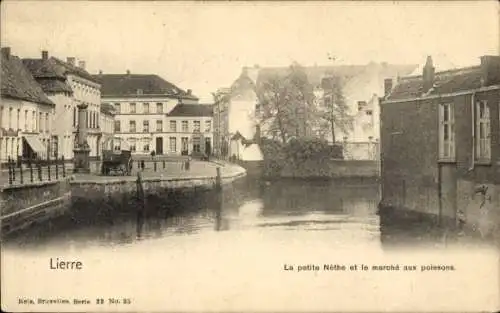 Ak Lier Lierre Flandern Antwerpen, Petite Nothe, Marche aux poissons