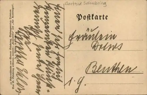 Scherenschnitt Künstler Ak Schubring, G., Gefunden, Liebespaar