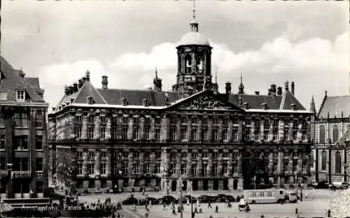 Ak Amsterdam Nordholland Niederlande, Paleis Dam