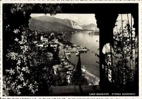 Ak Stresa Borromeo Lago Maggiore Piemonte, Panorama