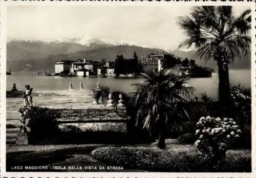 Ak Isola Bella Lago Maggiore Piemonte, Panorama