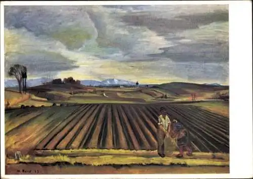 Künstler Ak Rose, Heinz, Braune Erde, Künstler-Hilfswerk 1937