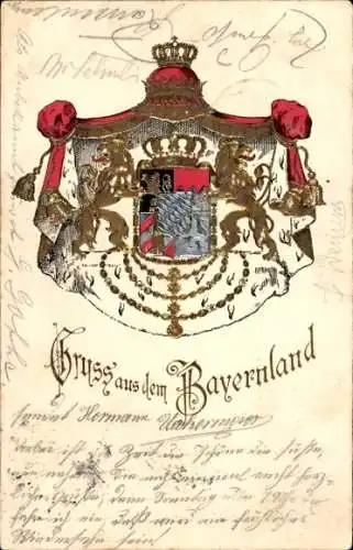 Wappen Ak Bayernland, Golddruck