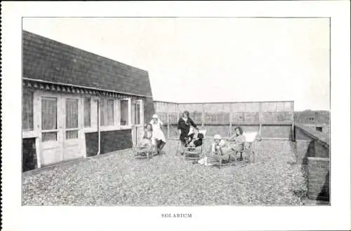 Ak Leiden Südholland Niederlande, Anna Klinik, Sonnenterrasse