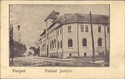 Ak Focșani Facsani Fokschan Rumänien, Justizpalast