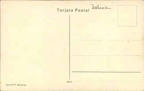 Ak Bolivien, Teilansicht der Stadt Sorata