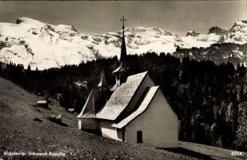 Ak Engelberg Kanton Obwalden Schweiz, Schwand Kapelle