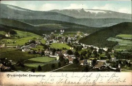 Ak Karpacz Krummhübel Riesengebirge Schlesien, Panorama