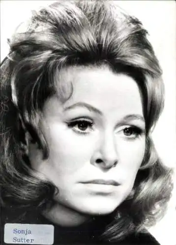 Ak Schauspielerin Sonja Sutter, Portrait
