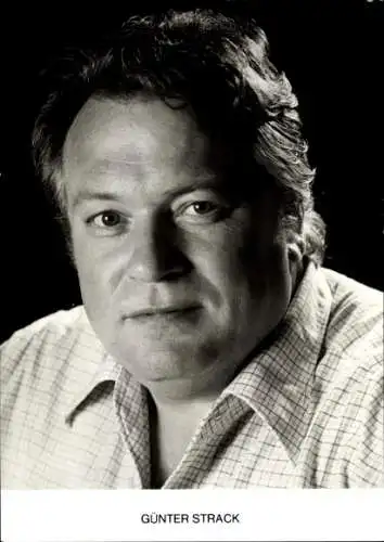 Ak Schauspieler Günter Strack, Portrait