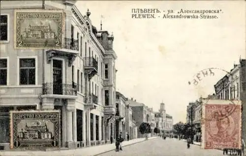 Ak Pleven Plewen Bulgarien, Alexandrowska Straße