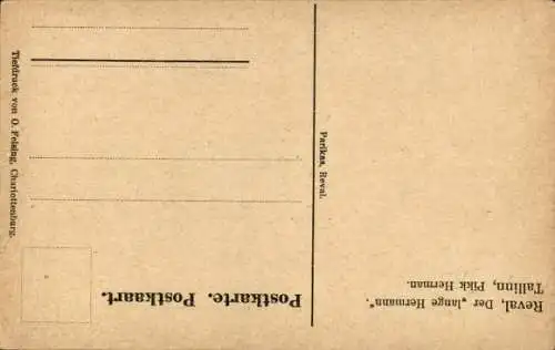 Ak Tallinn Reval Estland, Der lange Hermann