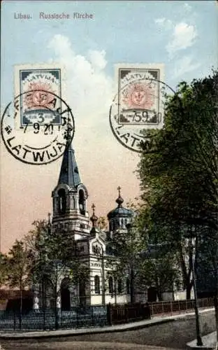 Ak Liepaja Libau Lettland, Russische Kirche