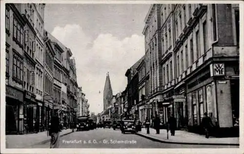 Ak Frankfurt an der Oder, Große Scharnstraße