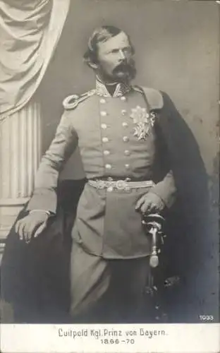 Ak Luitpold Königlicher Prinz von Bayern, Portrait