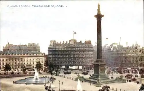 AK London City England, Trafalgar-Square