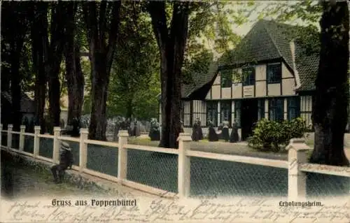 Ak Hamburg Wandsbek Poppenbüttel, Erholungsheim