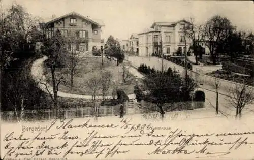 Ak Hamburg Bergedorf, Brauerstraße, Villen