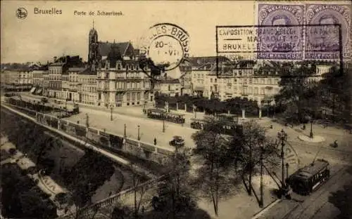 Ak Bruxelles Brüssel, Porte de Schaerbeek