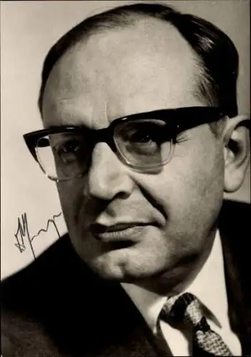 Ak Politiker Richard Jaeger, Porträt, Autogramm