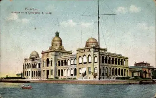 Ak Port Said Ägypten, Büros der Suez Canal Company