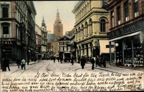 Ak Elberfeld Wuppertal, Am Wall, Geschäft J. Stein, Wall 15