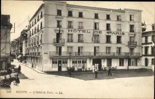 Ak Dieppe Seine-Maritime, Hotel de Paris