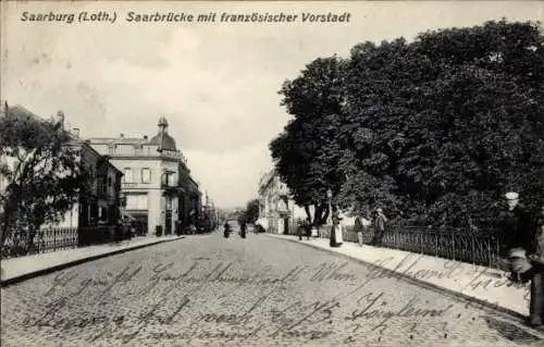 Ak Sarrebourg Sarrebourg Lothringen Mosel, Saarbrücke, Französische Vorstadt