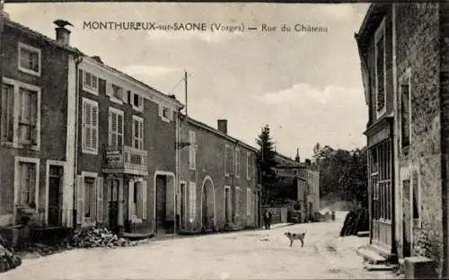 Ak Monthureux in Saone Lothringen Vosges, Rue du Chateau