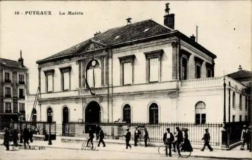 Ak Puteaux Hauts de Seine, Rathaus