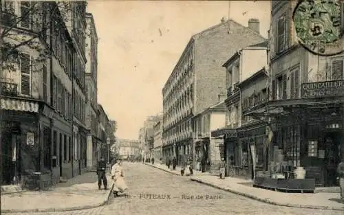 Ak Puteaux Hauts de Seine, Rue de Paris