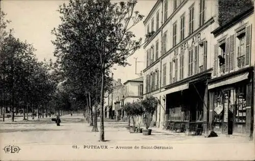 Ak Puteaux Hauts de Seine, Avenue de Saint Germain