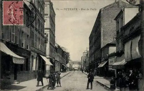 Ak Puteaux Hauts de Seine, Rue de Paris