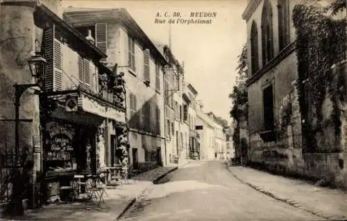 Ak Meudon Hauts de Seine, Rue de Orphelinat