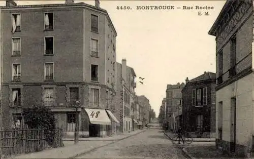 Ak Montrouge Hauts de Seine, Rue Racine