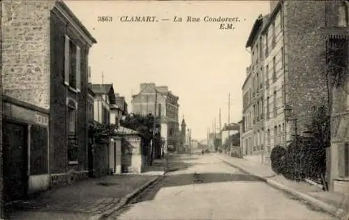 Ak Clamart Hauts de Seine, Rue Condorcet