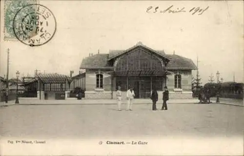 Ak Clamart Hauts de Seine, Gare