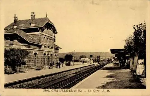 Ak Chaville Hauts de Seine, Gare