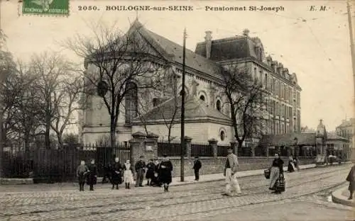 Ak Boulogne sur Seine Hauts de Seine, Pensionat Saint Joseph