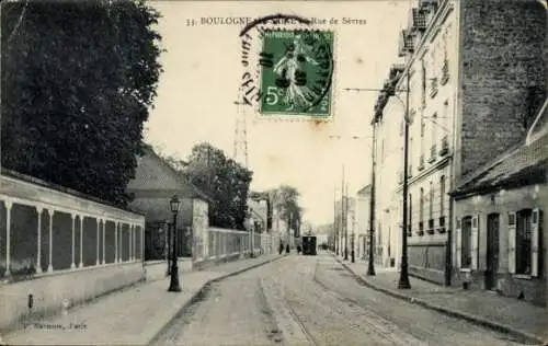 Ak Boulogne sur Seine Hauts de Seine, Rue de Sèvres