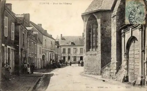 Ak Tuffe Sarthe, Rue de l’Etang