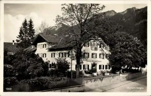 Ak Oberammergau in Oberbayern, Gasthof