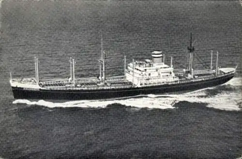 Ak SS Alblasserdyk, Holland America Line, HAL, Frachtschiff
