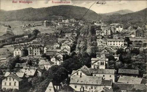 Ak Bad Wildungen in Hessen, Brunnenallee